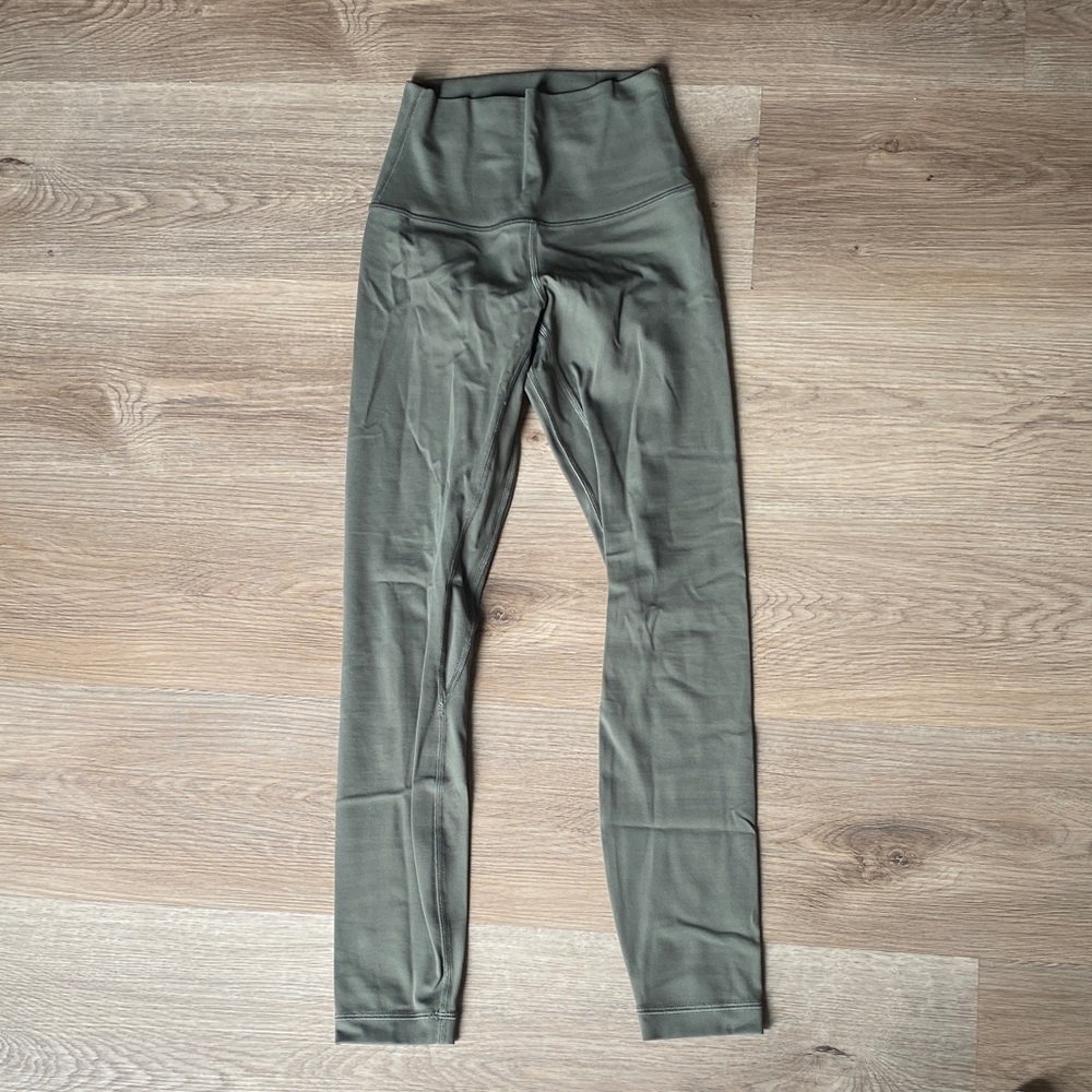 Lululemon Athletica Olive Green Leggings